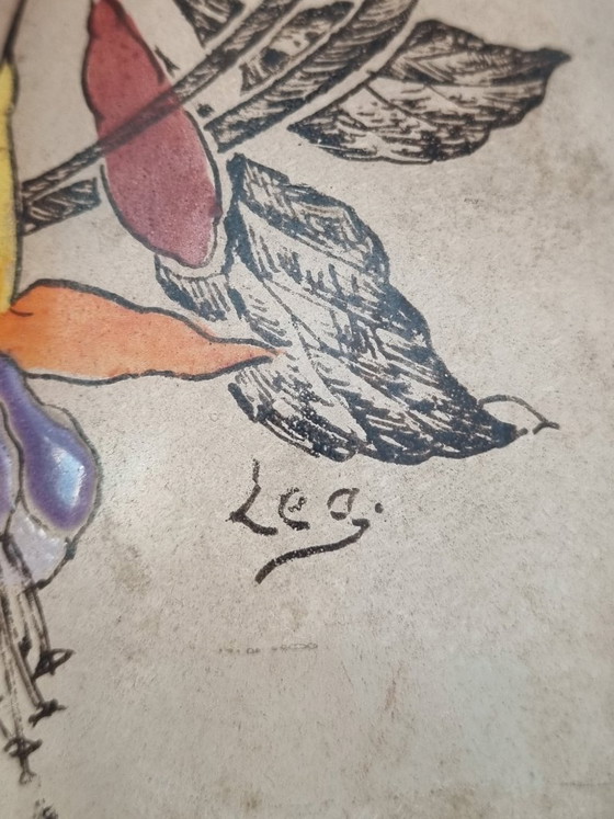 Image 1 of Beautiful Art Deco glass vase by Legras & Cie., circa 1920