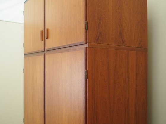 Image 1 of Armoire en teck, design danois, années 1970, fabricant : Omann Jun
