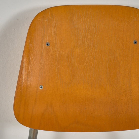 Industrial style chair (c.1950), Dining chairs, Wood, Metal, Brown, Industrieel (photo 11 of 12)
