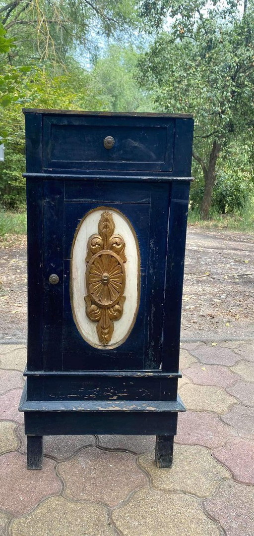 Table de nuit italienne antique, années 1920