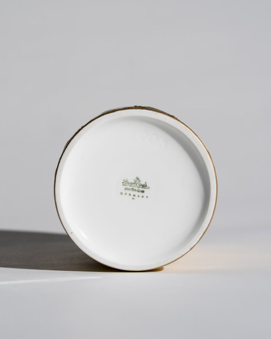 Image 1 of Rosenthal Studio-Line Zauberflöte Porcelain Vase Bjørn Wiinblad Sculptural Gold