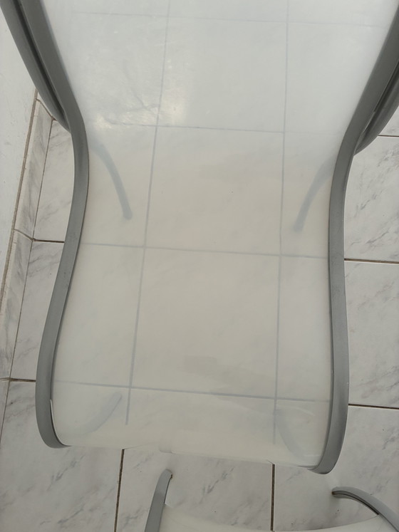 3x Vintage FPE Chair Ron Arad Kartell Italy Set Price – Dining chairs, Plastic, Aluminium (photo 9 of 15)