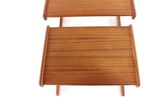 Image 1 of Salin Nyborg nesting tables bijzettafels vintage