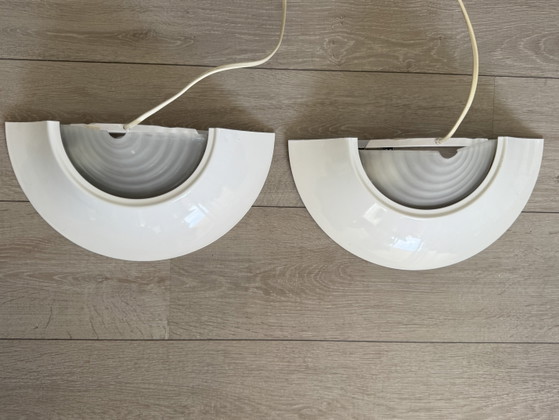 Mid-Century Modern Vintage wall lamps – Wall lights, Metal, Glass (photo 8 of 8)