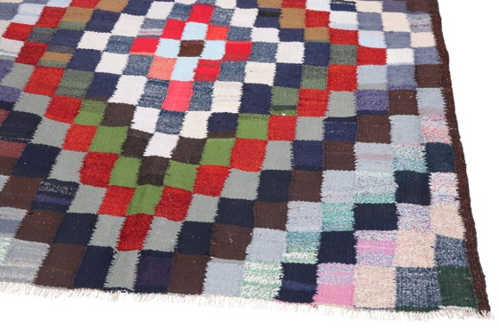 Kelim Modern Caucus Kilim - Art Arménien Vintage – Tapis, Wool (photo 5 of 5)