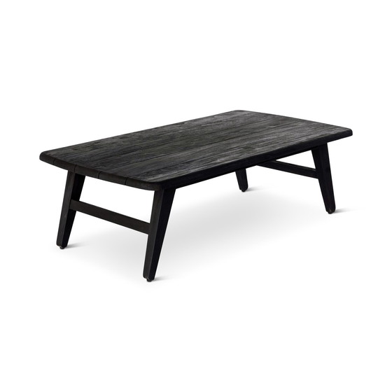 Image 1 of Table basse en teck noir