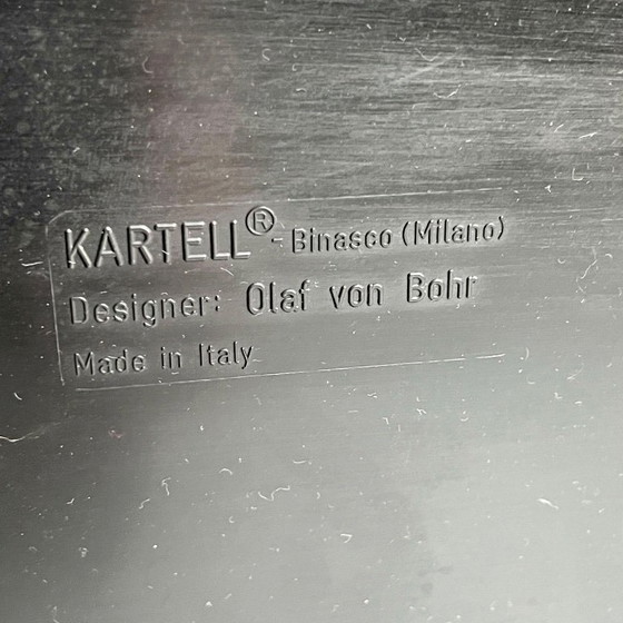 Image 1 of Zwarte modulaire plank van Olaf Von Bohr voor Kartell, jaren 70