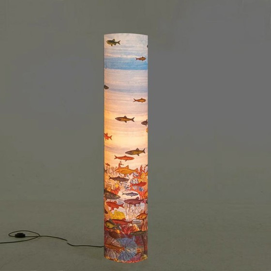 Image 1 of Rare Lampadaire "Aquarium" des années 1990 par Piero Fornasetti pour Antonangeli