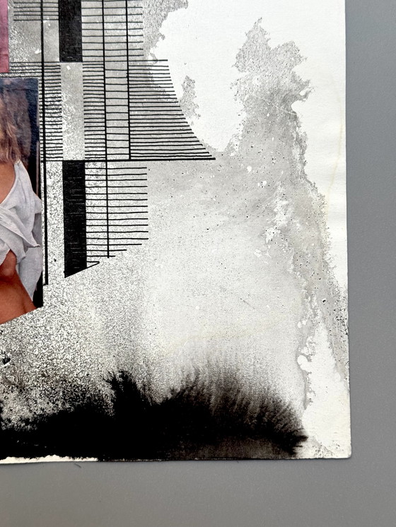 Image 1 of Eugène Eechaut (1928-2019) Abstrait + Collage, 1979