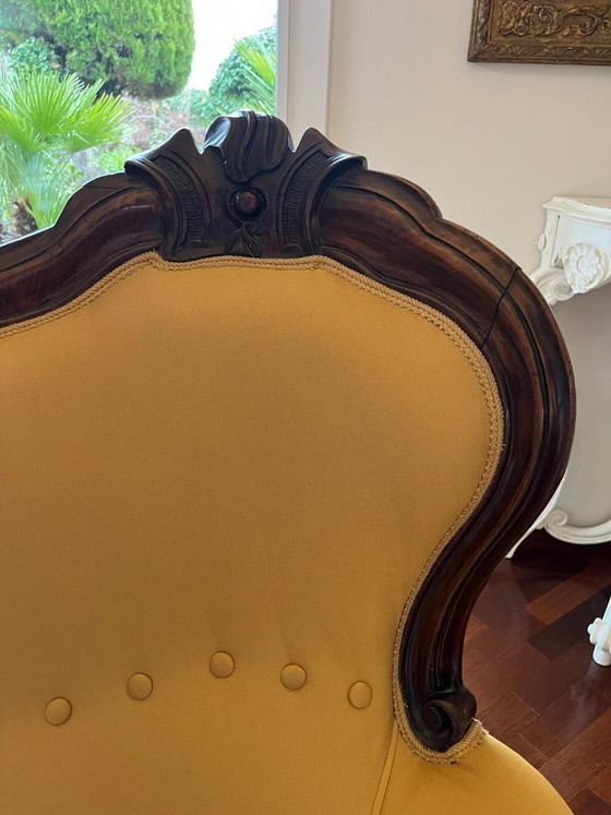 Image 1 of DIVANO IN STILE LUIGI FILIPPO