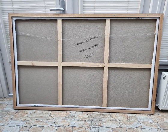 Image 1 of Frances Eckhardt - Oeuvre d'art détaillée peinte à la main 100x150 cm