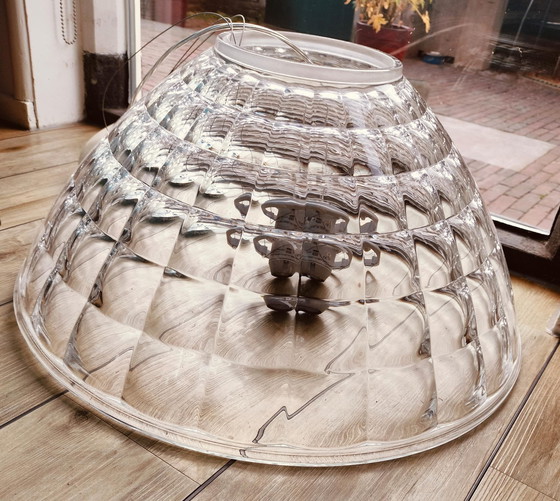 Image 1 of Lampe suspendue, table à manger en verre