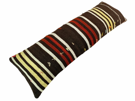 Image 1 of Unique Kilim & Carpet Cushion Cover – 120 x 40 cm