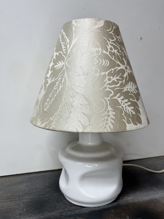 Image 1 of Vintage mid-century Porcelaines de Bruxelles table lamp
