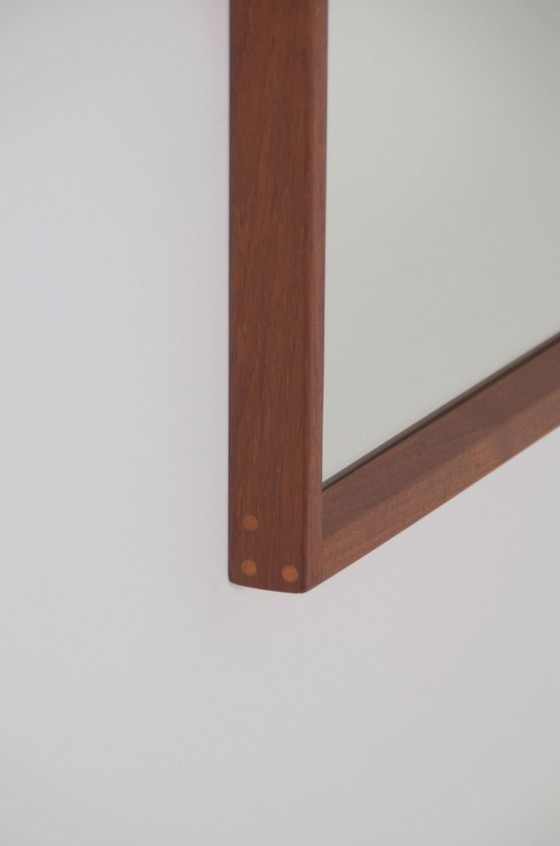 Miroir danois en teck par Kai Kristiansen pour Aksel Kjersgaard, 1960 – Glass, Wood (photo 4 of 8)
