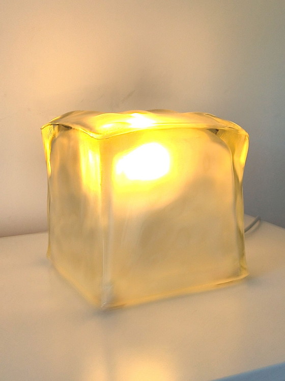 Image 1 of IKEA Iviken ijsblok tafellamp – vintage jaren '90
