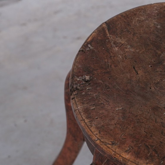 Image 1 of Antique Five Legged Asian Stool