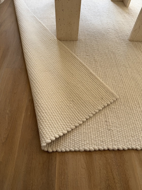 Image 1 of Tapis Classic Collection 100 % laine mérinos blanc 250 x 350 cm