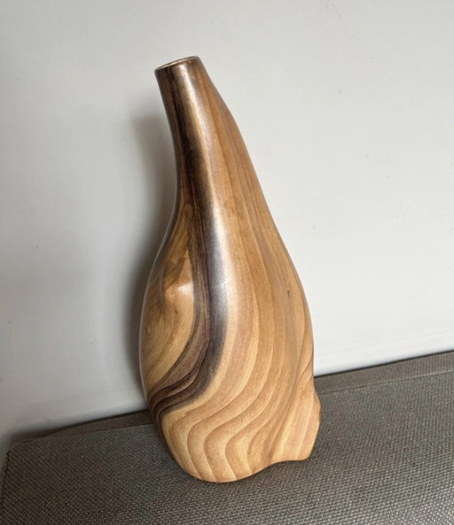 Vallauris ceramic liqueur bottle