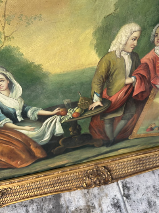 Image 1 of Antique oil painting on canvas