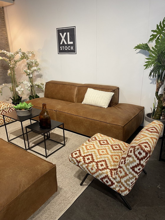 Image 1 of XL STOCK cognac element sofa