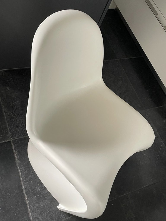 Image 1 of Set di 4 sedie originali Vitra Panton modello S – Design (bianche)