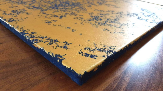 "Golden Radiance" (Abstract Painting, Unique Piece), Jürgen Angeler, Paintings & Drawings, Canvas, Wood (photo 7 of 15)