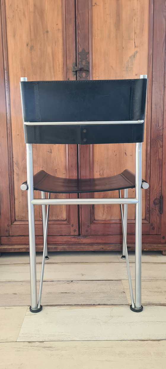 Image 1 of Comfortabele Arnold Merckx eetkamerstoelen 