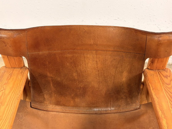 Image 1 of Natura fauteuils van grenenhout en leer, ontworpen door Karin Mobring voor Ikea, jaren 70, set van 2.