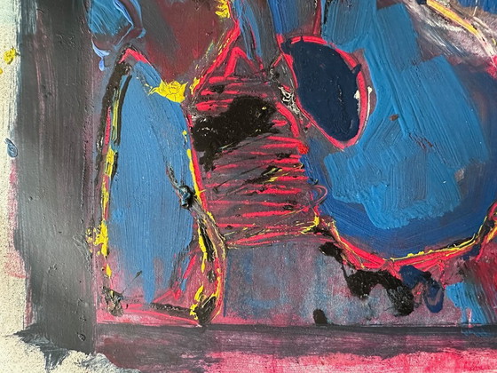 Image 1 of Jan te Wierik acrilico su carta