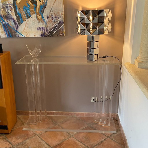 Marais International Cinetic Console. 1980. Plexiglas.