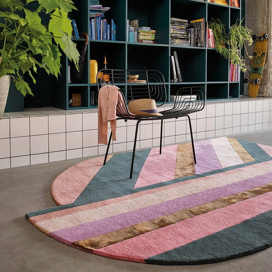 Tapis Brink en Campman TB Jardin Pink 160902, Brink & Campman, Laine, Multicolore (photo 7 sur 8)