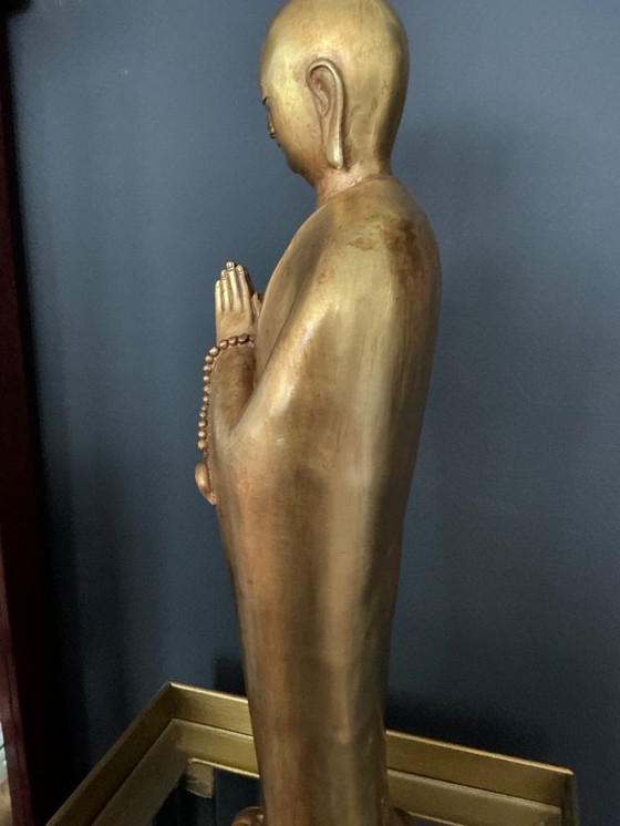 Image 1 of Estatua de Buda de bronce dorado de China