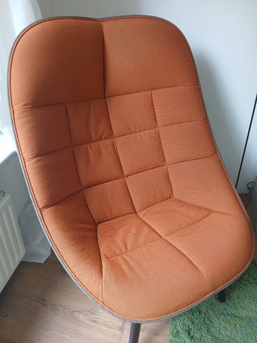 Hay Uchiwa Lounge Chair with ottoman