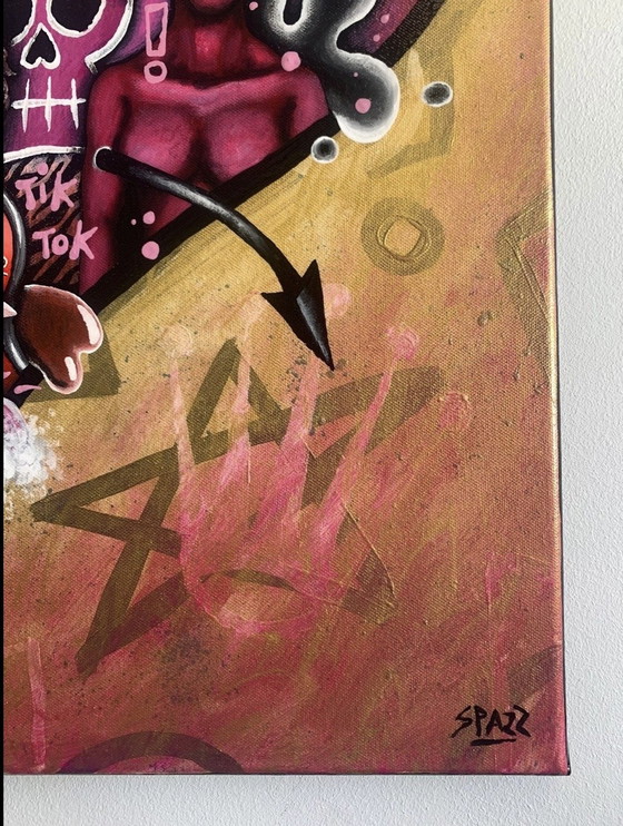 Spazz - Full Hearts Are Made For Sharing – Dipinti e disegni, Canvas (photo 7 of 9)