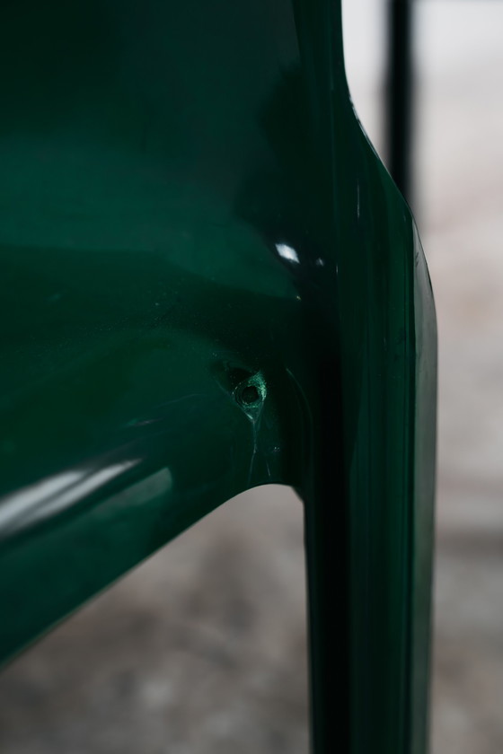 Image 1 of Set of 8 Selene Chairs by Artemide, Vico Magistretti, 1960s Design