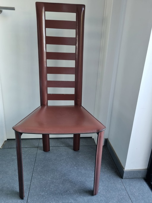 Lot de 4 Chaises de salle à manger Ladderback