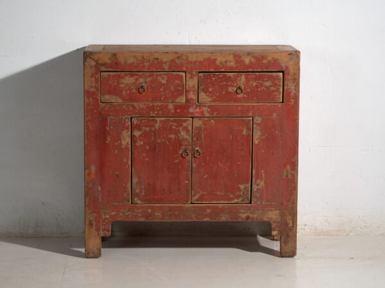 Antique chest of drawers in elm wood – China, circa 1930 – Iron (photo 11 of 40)