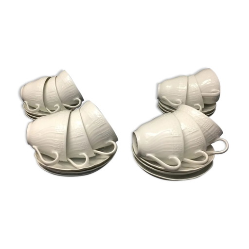 Set coppia da tè - piattino + tazza Rosenthal-Hutschenreuther.