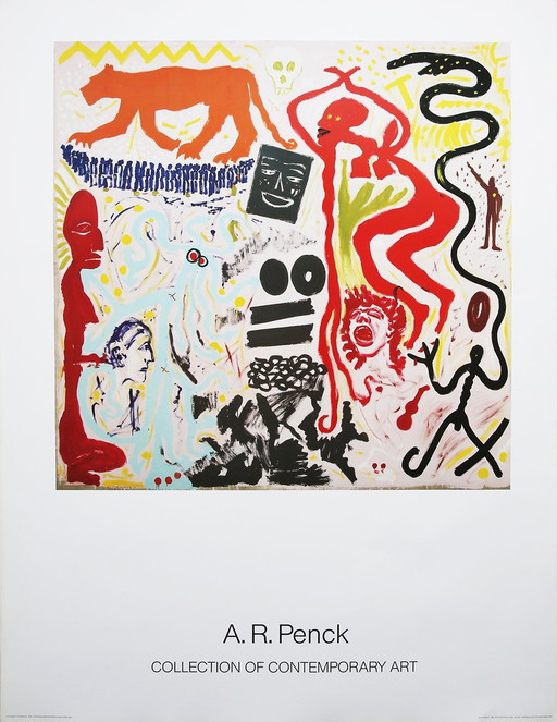 Penck, A.R. - N. Komplex - GROSS - Art print - 1976