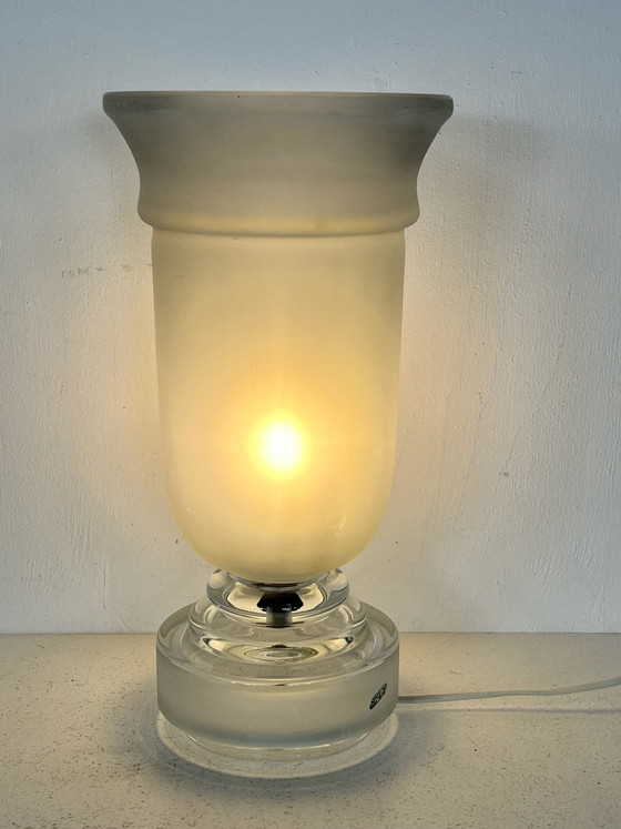 Lampada vintage Saphir in vetro spesso, Lampade da tavolo, Trasparente (foto 4 di 9)