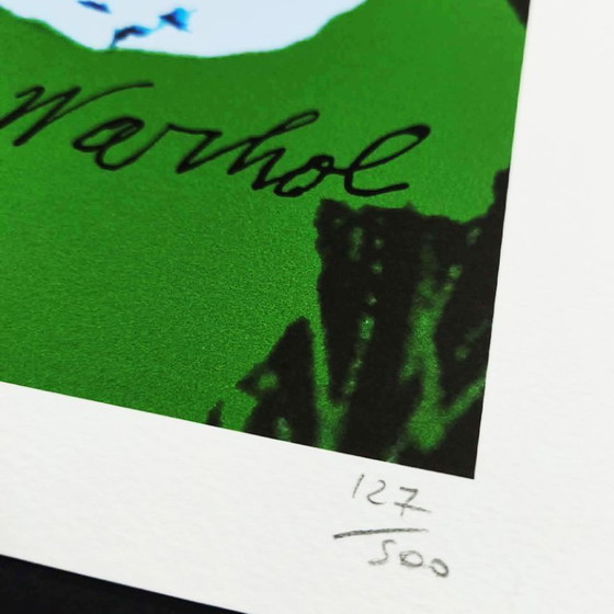 Image 1 of Litografia in edizione limitata "Fiori" di Andy Warhol, realizzata da CMOA - 50 x 50 cm