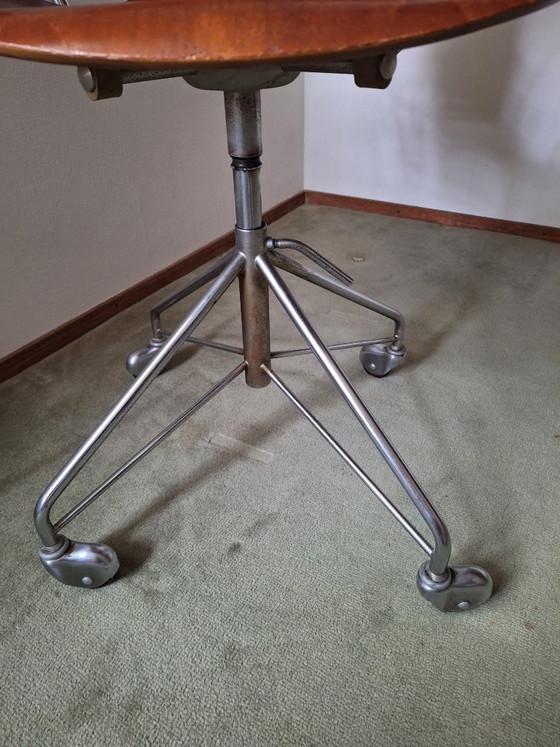 Bureaustoel Fritz Hansen model 3217 – Bureaustoelen, Metaal (photo 15 of 16)