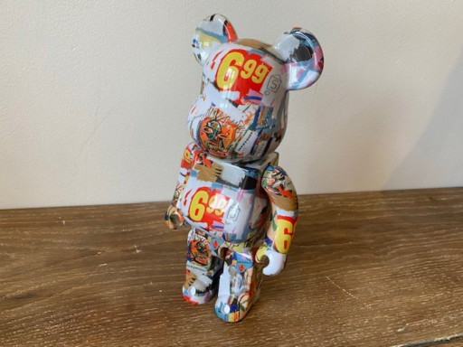 Bearbrick Andy Warhol x JEAN-MICHEL BASQUIAT #4 400% MEDICOM toys