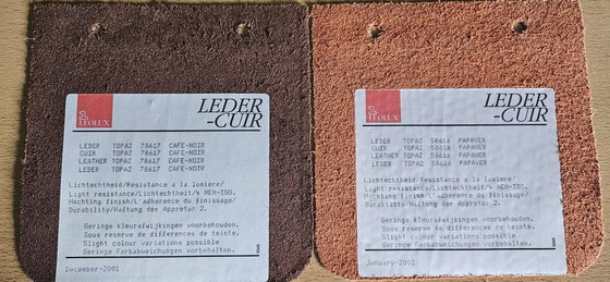 Due sedie da pranzo Myto in pelle marrone di Leolux – Leather, Aluminium (photo 4 of 5)