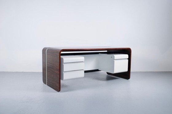 Image 1 of Oficina Rosewood, Michel Boyer, edición TFM, década de 1970, Banco Rothschild