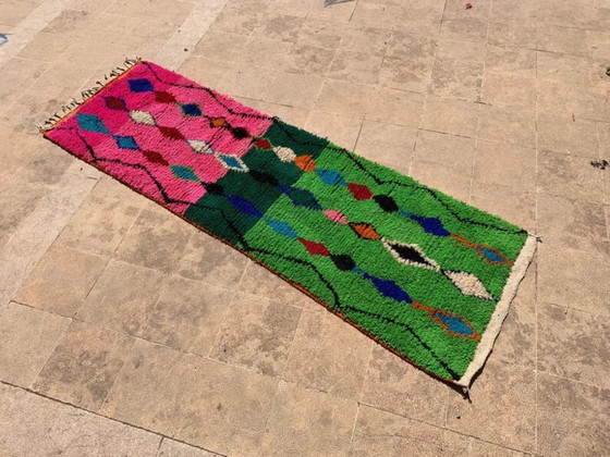 Image 1 of Alfombra de pasillo hecha a mano de 90 cm x 300 cm.