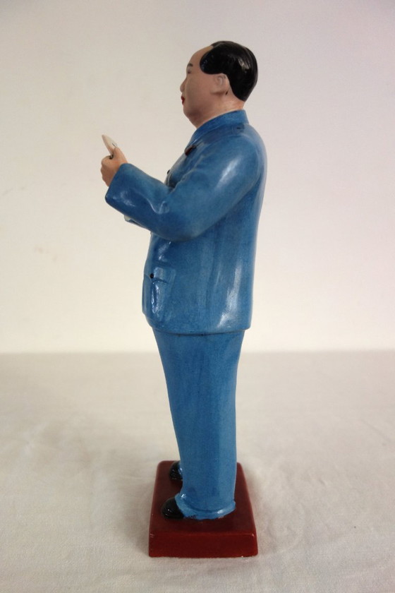 Image 1 of Porzellanfigur von Mao Zedong, Kulturrevolution