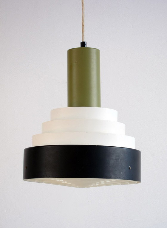 Lampada a sospensione vintage in metallo Fog and Morup anni Sessanta – Lampade a sospensione (photo 4 of 4)