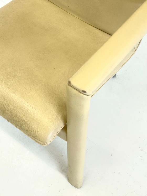 Image 1 of Set of 4 vintage Leolux Cachucha dining chairs